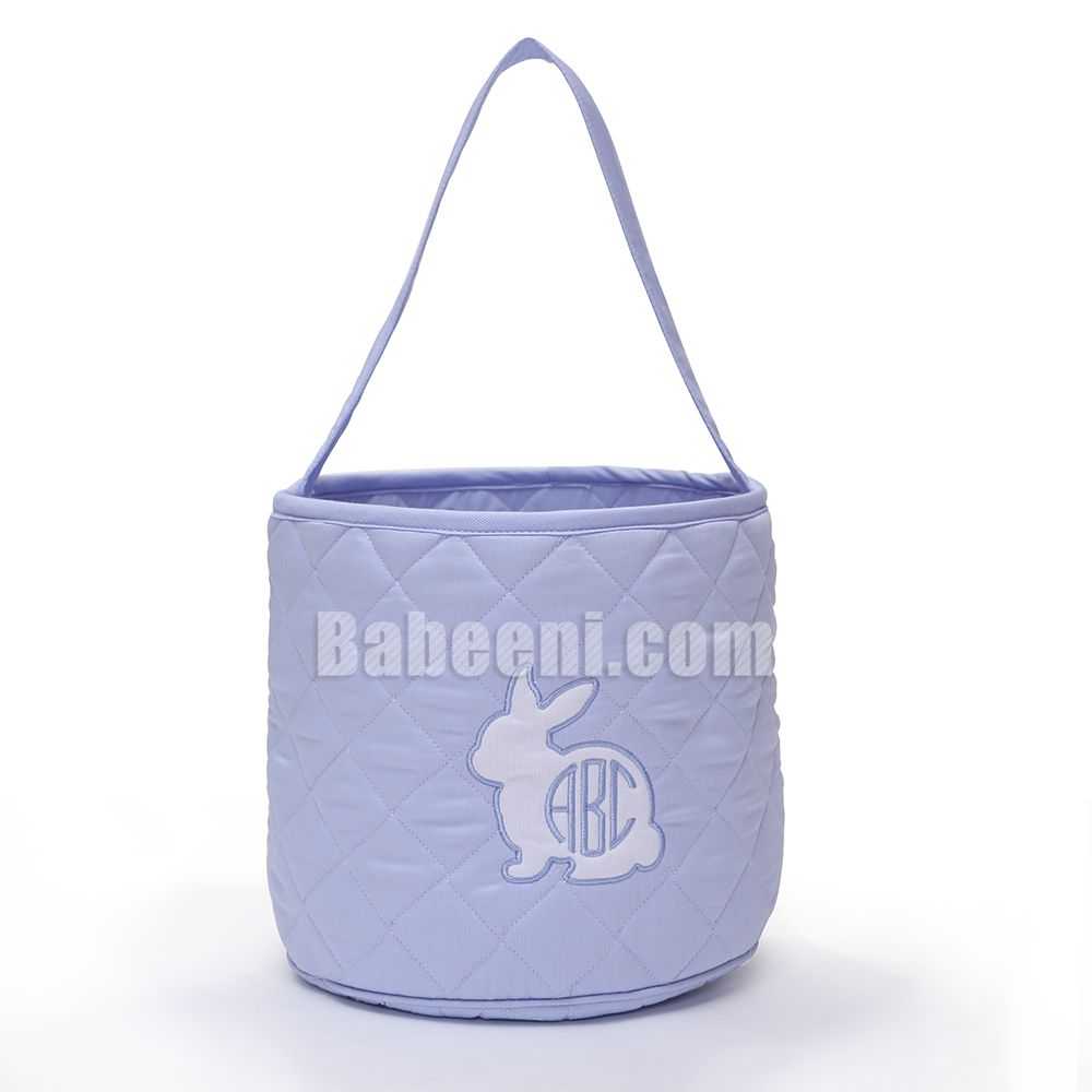 Bunny applique monogrammed baby handbag - KB 15